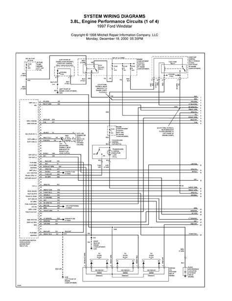 2000 Ford Windstar Manual and Wiring Diagram