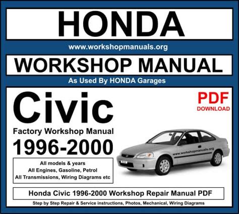 2000 Honda Civic Factory Service Manual