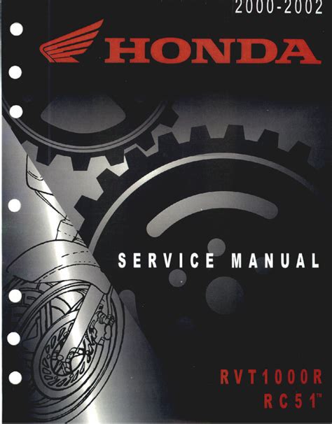 2000 Honda Vtr1000sp Service Repair Manual Vtr 1000 Sp