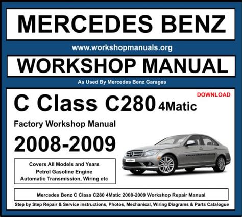 2000 Mercedes Benz C Class C280 Owners Manual