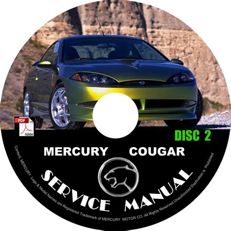 2000 Mercury Cougar Service Manual
