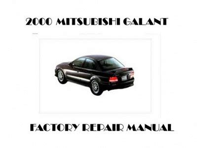 2000 Mitsubishi Galant Owner Manual