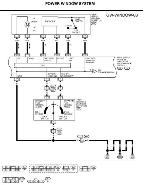 2000 Nissan Maxima Power Window Wiring Diagram