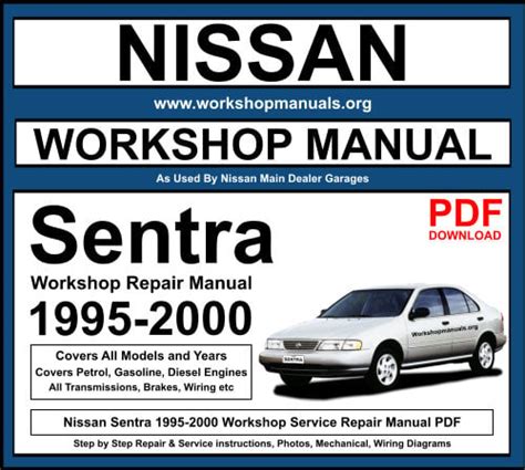 2000 Nissan Sentra Workshop Service Manual