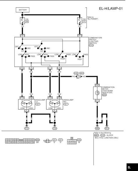 2000 Nissan Xterra Electrical System Section EL Manual and Wiring Diagram