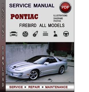 2000 Pontiac Firebird Service Repair Manual Software