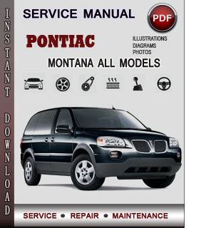2000 Pontiac Montana Service Repair Manual Software