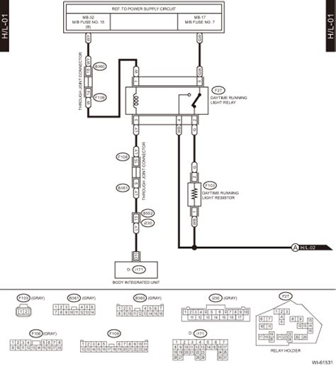 2000 Subaru Outback Headlight Wiring Diagram