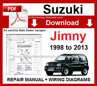 2000 Suzuki Jimny N413 Service Repair Manual Download