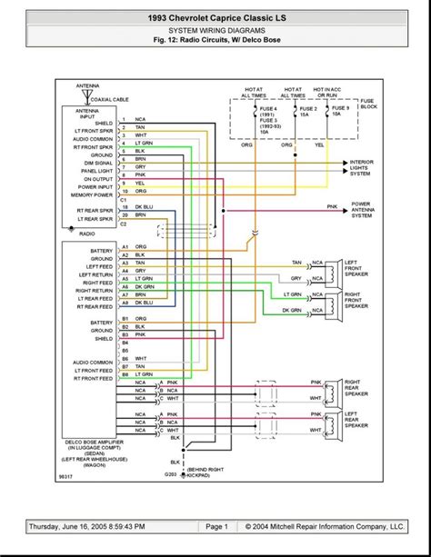 2000 Tahoe Radio Wiring Diagram Free