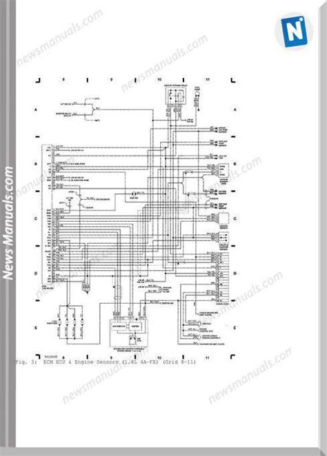 2000 Toyota Avalon Air Conditioning System Manual and Wiring Diagram