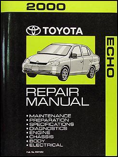 2000 Toyota Echo Engine And Chassis Manual and Wiring Diagram