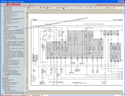 2000 Toyota Sienna Manual and Wiring Diagram