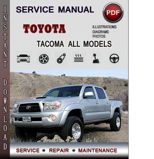 2000 Toyota Tacoma Service Repair Manual Software