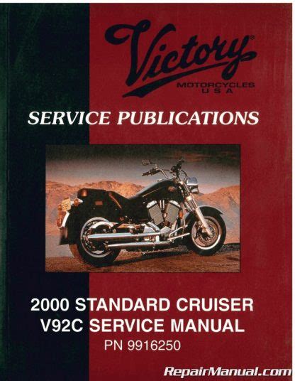 2000 Victory Standard Cruiser Motorcycle Parts Manual