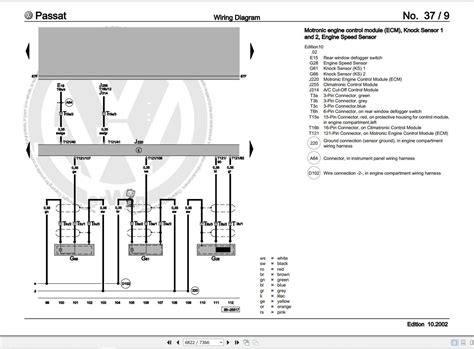 2000 Volkswagen Passat Wiring Diagram