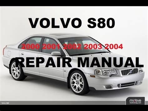 2000 Volvo S80 Service Repair Manual Software