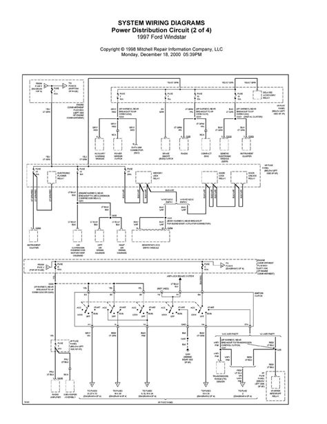 2000 Windstar Wiring Diagram Free Picture Schematic