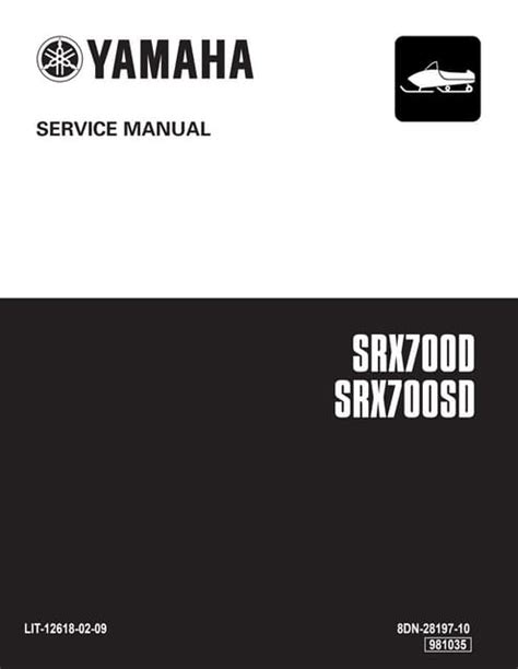 2000 Yamaha Srx700 Snowmobile Service Repair Maintenance Overhaul Workshop Manual