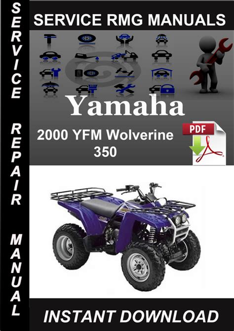 2000 Yamaha Yfm Wolverine 350 Service Repair Manual Download