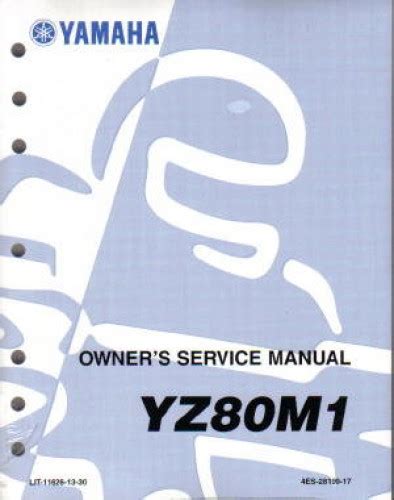 2000 Yamaha Yz80 N Lc Lw Workshop Factory Owners Service Repair Manual