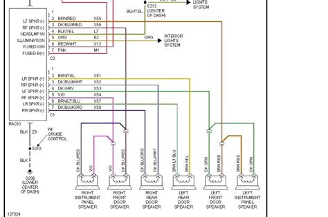 2000 dodge dakota radio wiring diagram 