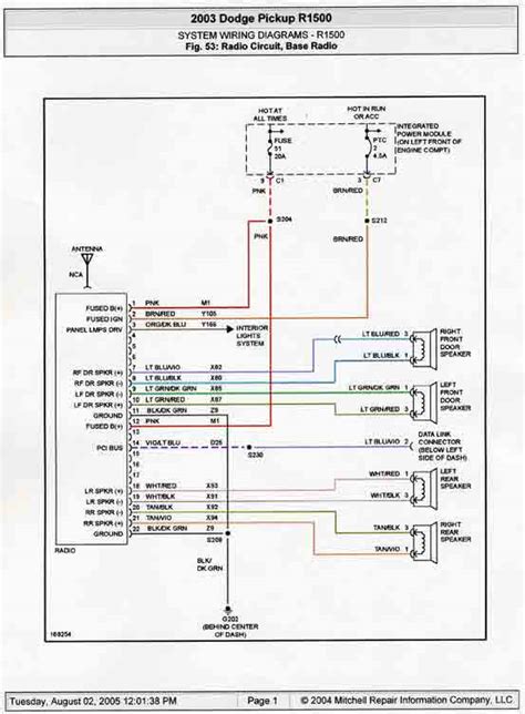 2000 dodge ram 3500 stereo wiring diagram 