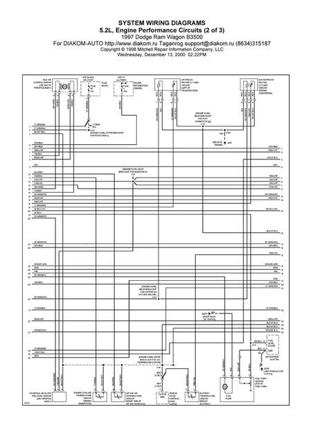 2000 dodge ram wiring schematic 