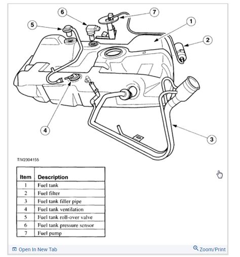 2000 ford contour fuel filter location 