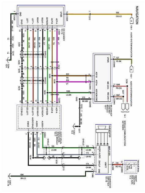 2000 ford taurus radio wiring schematic 