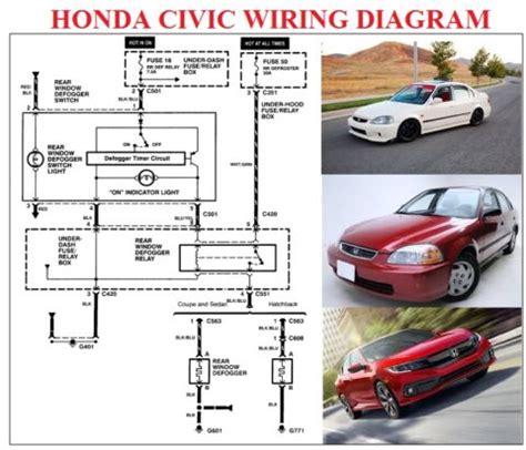 2000 honda civic wiring diagrams automotive 