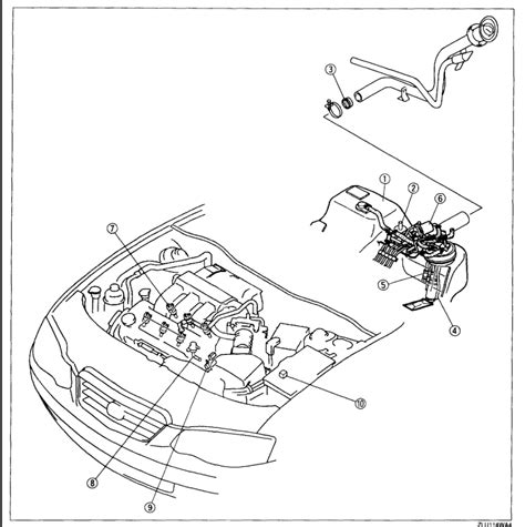 2000 mazda mpv fuel filter location 
