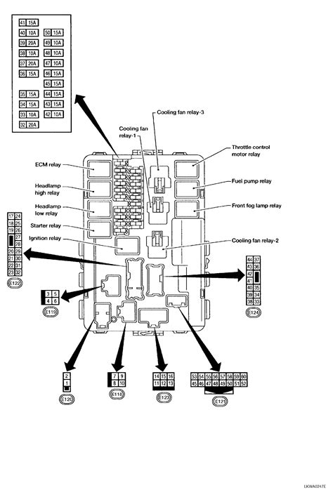 2000 nissan maxima fuse box diagram 