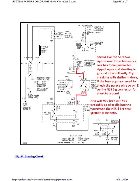 2000 s10 blazer shifter wiring diagram schematic 