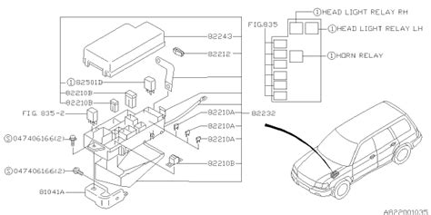 2000 subaru forester fuse box 