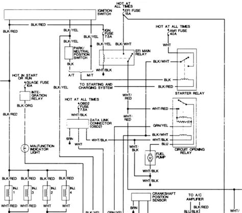2000 toyota 4runner fuel pump wiring diagram 