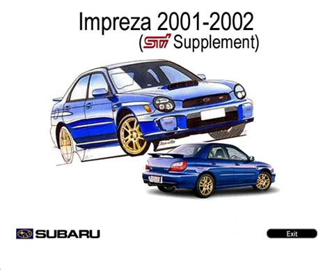 2001 2002 Subaru Impreza Wrx Sti Service Manual