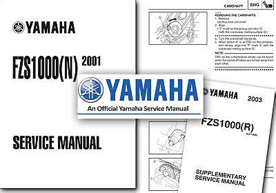 2001 2002 Yamaha Fzs1000 Fz1 Motorcycle Owners Manual