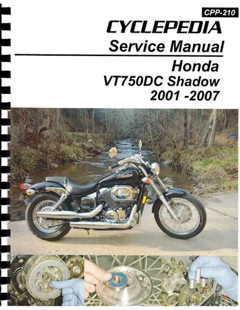 2001 2003 Honda Shadow Spirit Vt750dc Service Manual