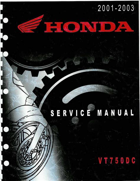 2001 2003 Honda Vt750 Dc Ss 750 Service Repair Manual