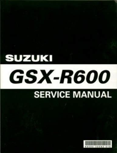 2001 2003 Suzuki Gsx R600 Motorcycles Service Repair Manual Gsxr600 Highly Detailed Fsm Pdf Preview