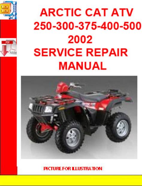 2001 Arctic Cat Atv 250 300 400 500 Repair Service Shop Manual Instant Download