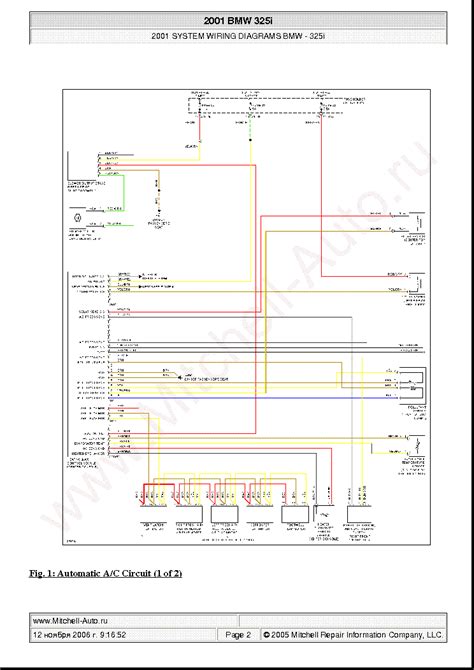 2001 BMW 325i Manual and Wiring Diagram