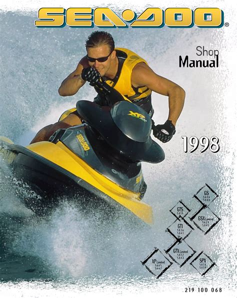 2001 Bombardier Seadoo Personal Watercraft Service Repair Shop Manual