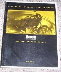 2001 Buell Cyclone M2 M2l Service Repair Manual Instant