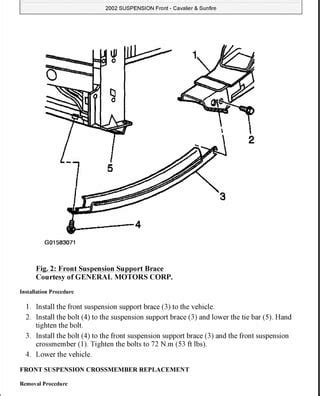 2001 Cavalier All Models Service And Repair Manual