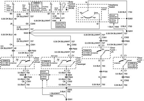 2001 Chevy Impala Service Manual Wiring Diagram Interior Lighting