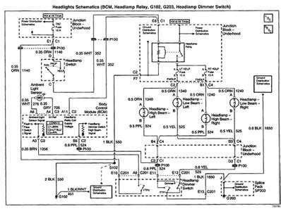 2001 Chevy Silverado Fog Light Wiring Diagram