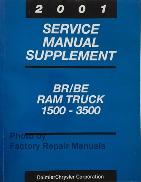 2001 Dodge Ram Truck Service Repair Manual 01