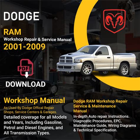 2001 Dodge Ram Truck Service Repair Workshop Manual Download